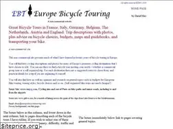 Sites similar to europebicycletouring.com