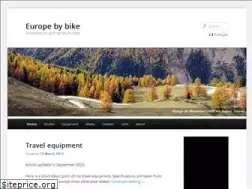 Sites similar to europebybike.info