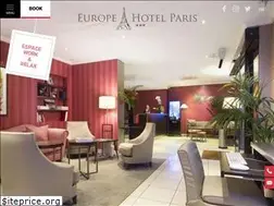 Sites similar to europehotelparis.com