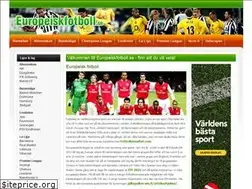 Sites similar to europeiskfotboll.se