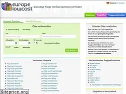 Sites similar to europelowcost.de
