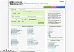 Sites similar to europelowcost.es