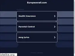 Sites similar to europeonrail.com