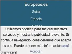 Sites similar to europeos.es