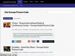 Sites similar to europepromocode.com