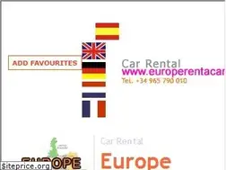 Sites similar to europerentacar.com