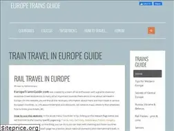 Sites similar to europetrainsguide.com