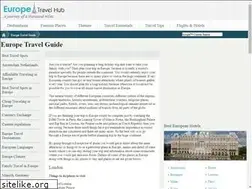 Sites similar to europetravelhub.com