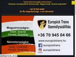 Sites similar to europicktrans.hu