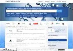 Sites similar to eurosciencejobs.com