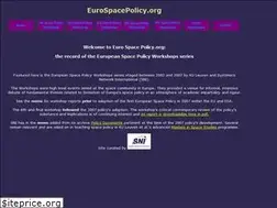 Sites similar to eurospacepolicy.org