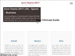 Sites similar to euroteams2017.com