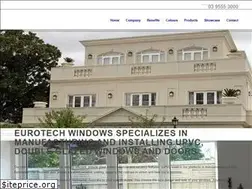 Sites similar to eurotechwindows.net.au