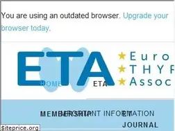Sites similar to eurothyroid.com