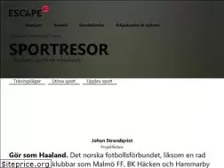 Sites similar to eurotravelsports.se