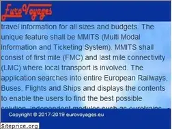 Sites similar to eurovoyages.co.in