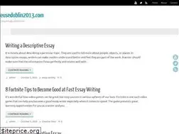 Sites similar to eusedublin2013.com