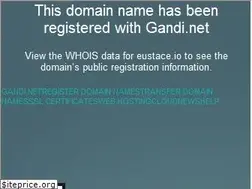 Sites similar to eustace.io