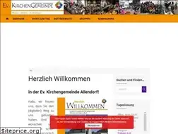Sites similar to ev-kirche-allendorf.de