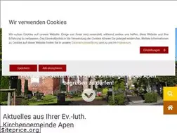 Sites similar to ev-kirche-apen.de