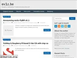 Sites similar to ev1z.be