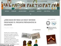 Sites similar to evalparticipativa.net