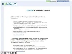 Sites similar to evalqcm.fr