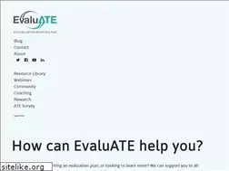 Sites similar to evalu-ate.org