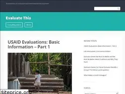 Sites similar to evaluatethis.org
