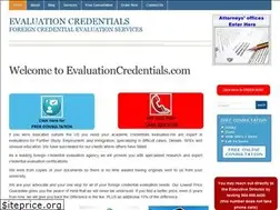 Sites similar to evaluationcredentials.com
