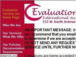 Sites similar to evaluationservice.net