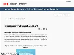 Sites similar to evaluationsimpactsreglements.ca