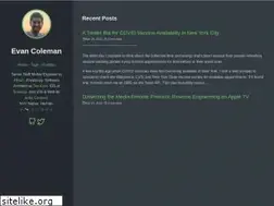 Sites similar to evancoleman.net