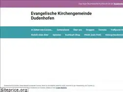 Sites similar to evang-gemeinde-dudenhofen.de