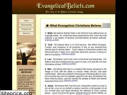 Sites similar to evangelicalbeliefs.com