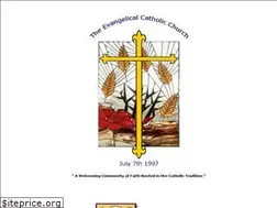 Sites similar to evangelicalcatholicchurch.org