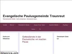 Sites similar to evangelisch-traunreut.de