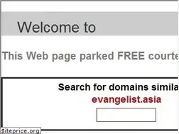 Sites similar to evangelist.asia