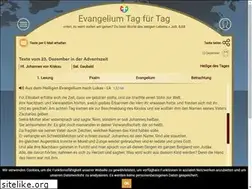 Sites similar to evangeliumtagfuertag.org