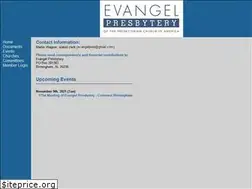 Sites similar to evangelpresbytery.org