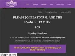 Sites similar to evangeltempleministries.org