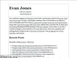 Sites similar to evanjones.ca