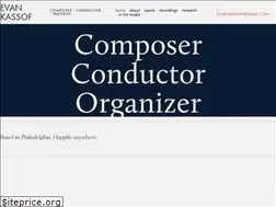 Sites similar to evankassof.com