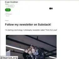 Sites similar to evankozliner.medium.com
