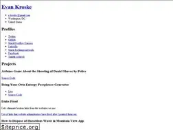 Sites similar to evankroske.com