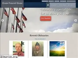 Sites similar to evansfuneralhomeal.com