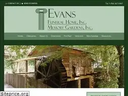 Sites similar to evansfuneralhomeinc.com