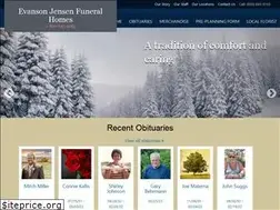 Sites similar to evansonjensenfuneralhome.com