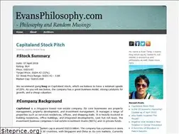 Sites similar to evansphilosophy.com