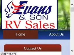 Sites similar to evansrvsales.com